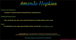 Desktop Screenshot of amandahopkins.co.uk